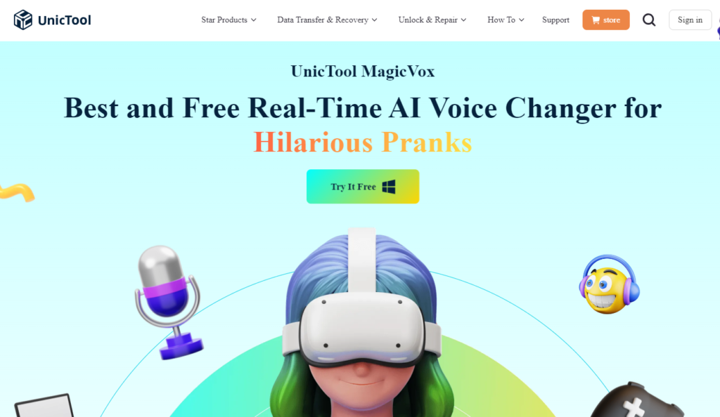 MagicVox - Best and Free Real-Time AI Voice Changer for Hilarious Pranks
