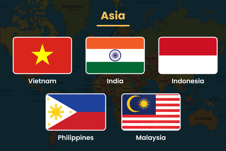 HIre Offshore development team from Asia